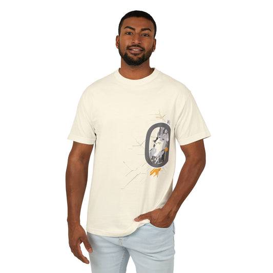 Artistic T-Shirt | Unique Geometric Machine Design