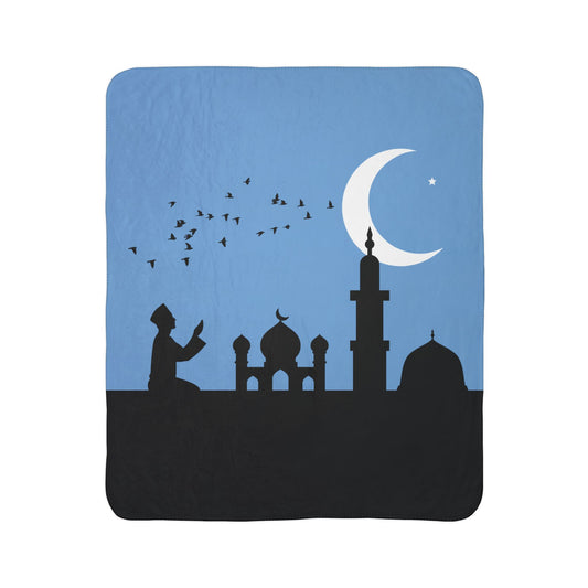 "Prayer Moment" Sherpa Blanket | Softness for the Soul