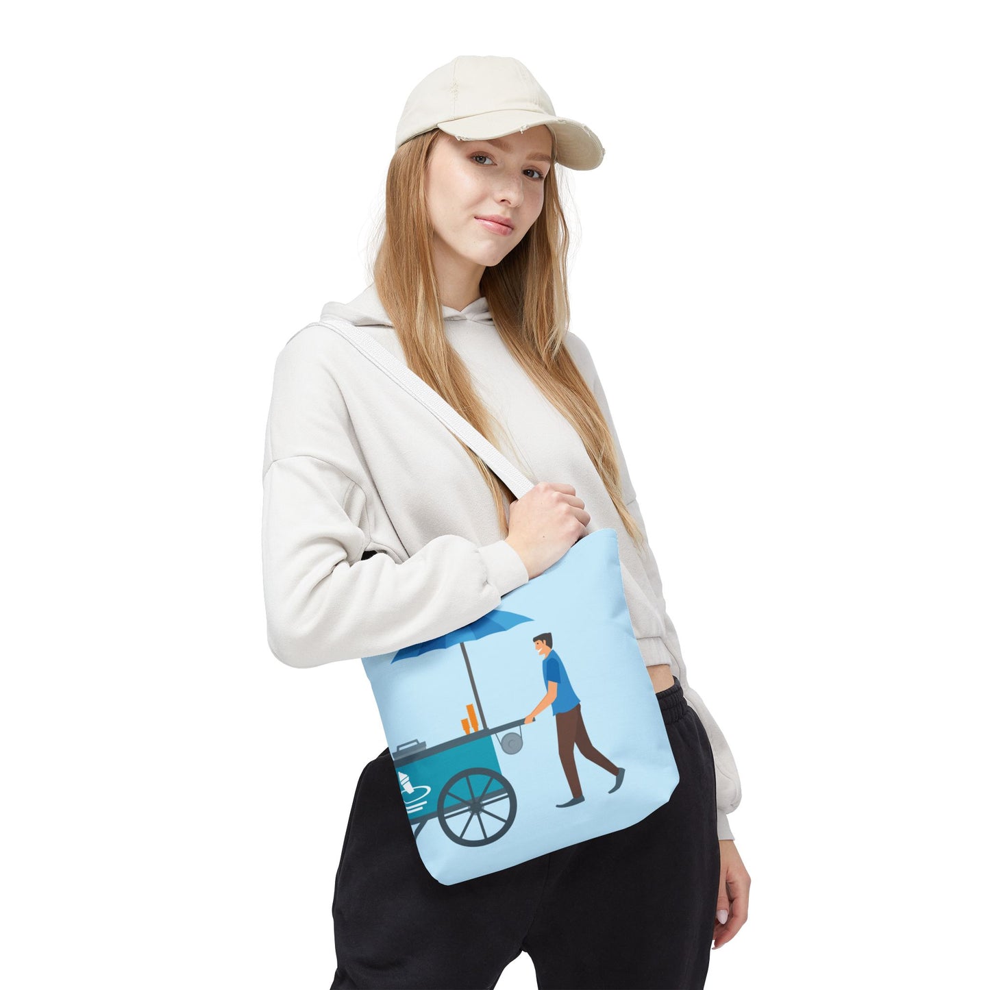 Sweet Ice Cream Ride | Fun Ice Cream Truck Tote Bag Full of Summer Vibes