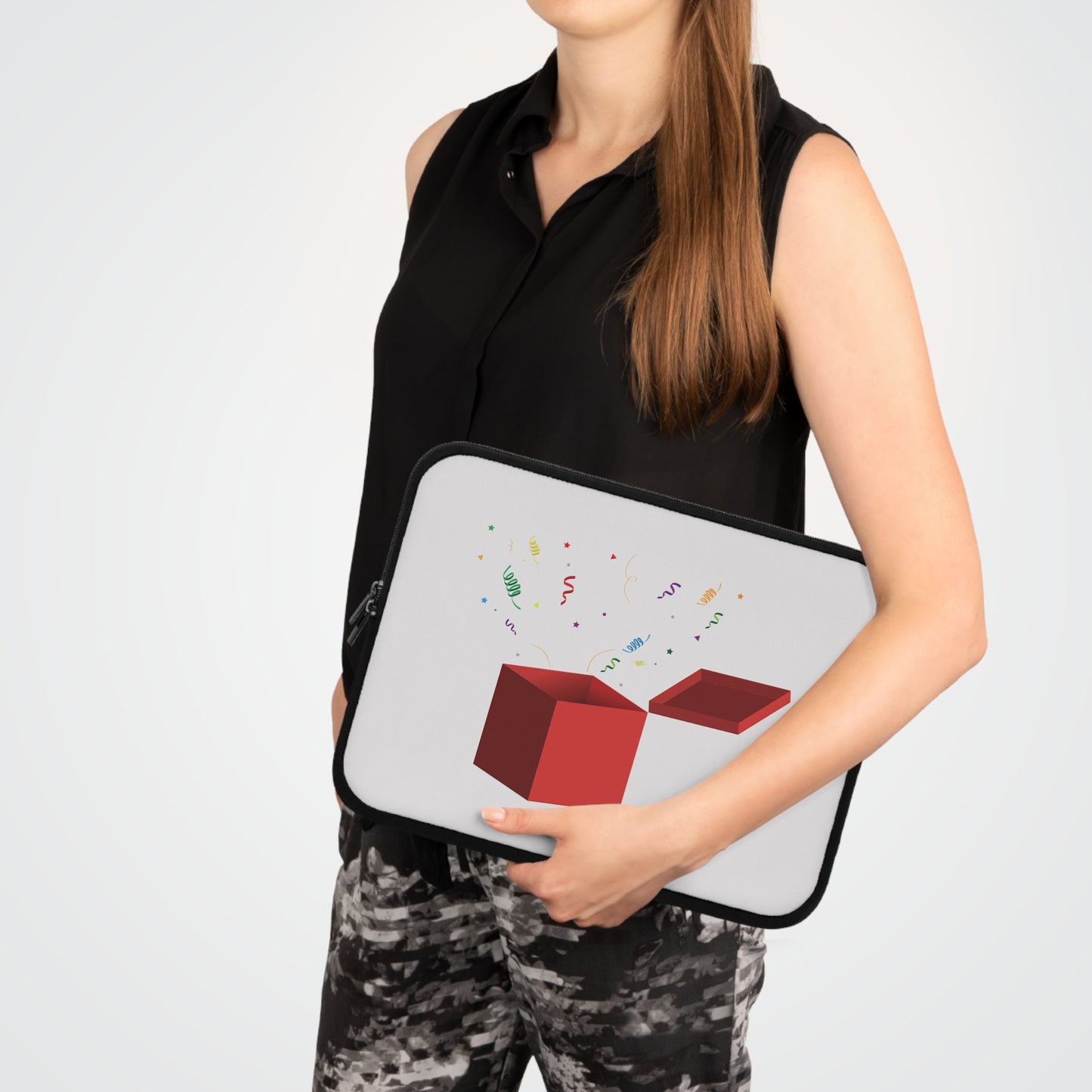 Gift Box Vibes | Sweet Gift Box Laptop Sleeve for Everyday Joy