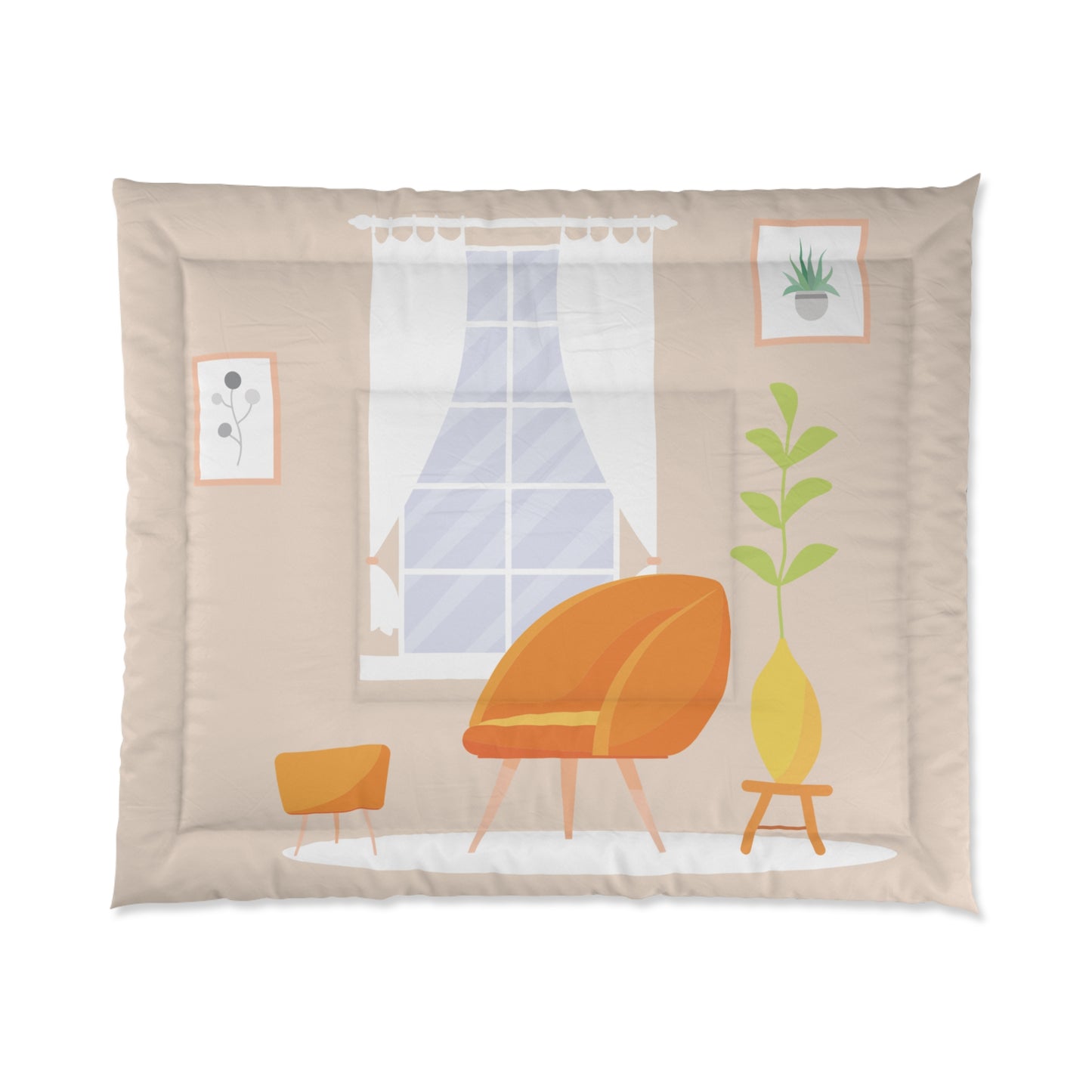 Living Room Accent Comforter | A Bold Decorative Touch for Modern Spaces