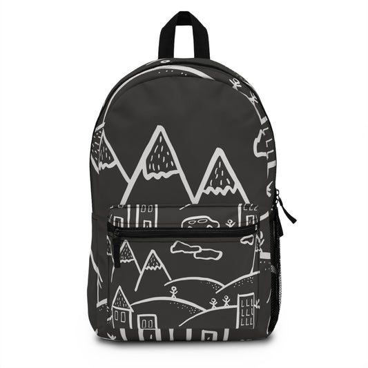 Mountain Village Backpack | Artistic & Adventure - Ready Style