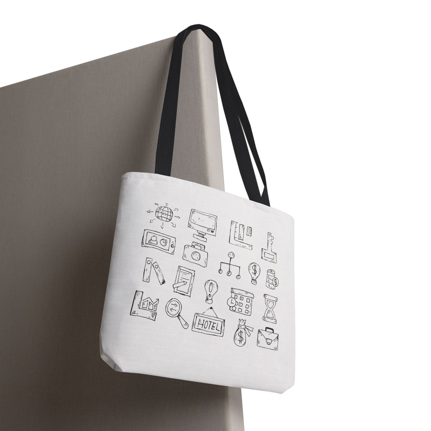 Finance Flow Tote Bag | Modern Financial & Banking Icon Tote