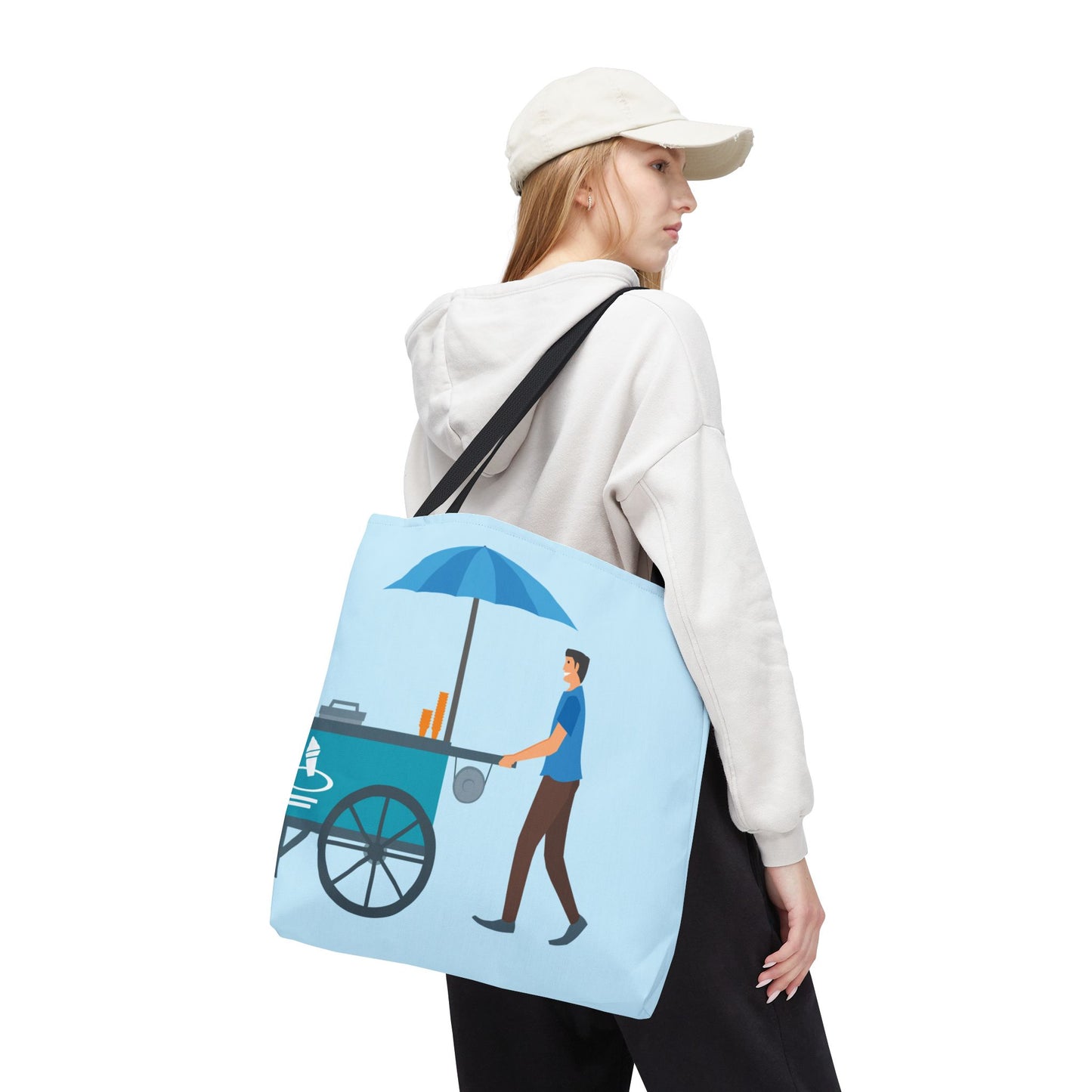Sweet Ice Cream Ride | Fun Ice Cream Truck Tote Bag Full of Summer Vibes