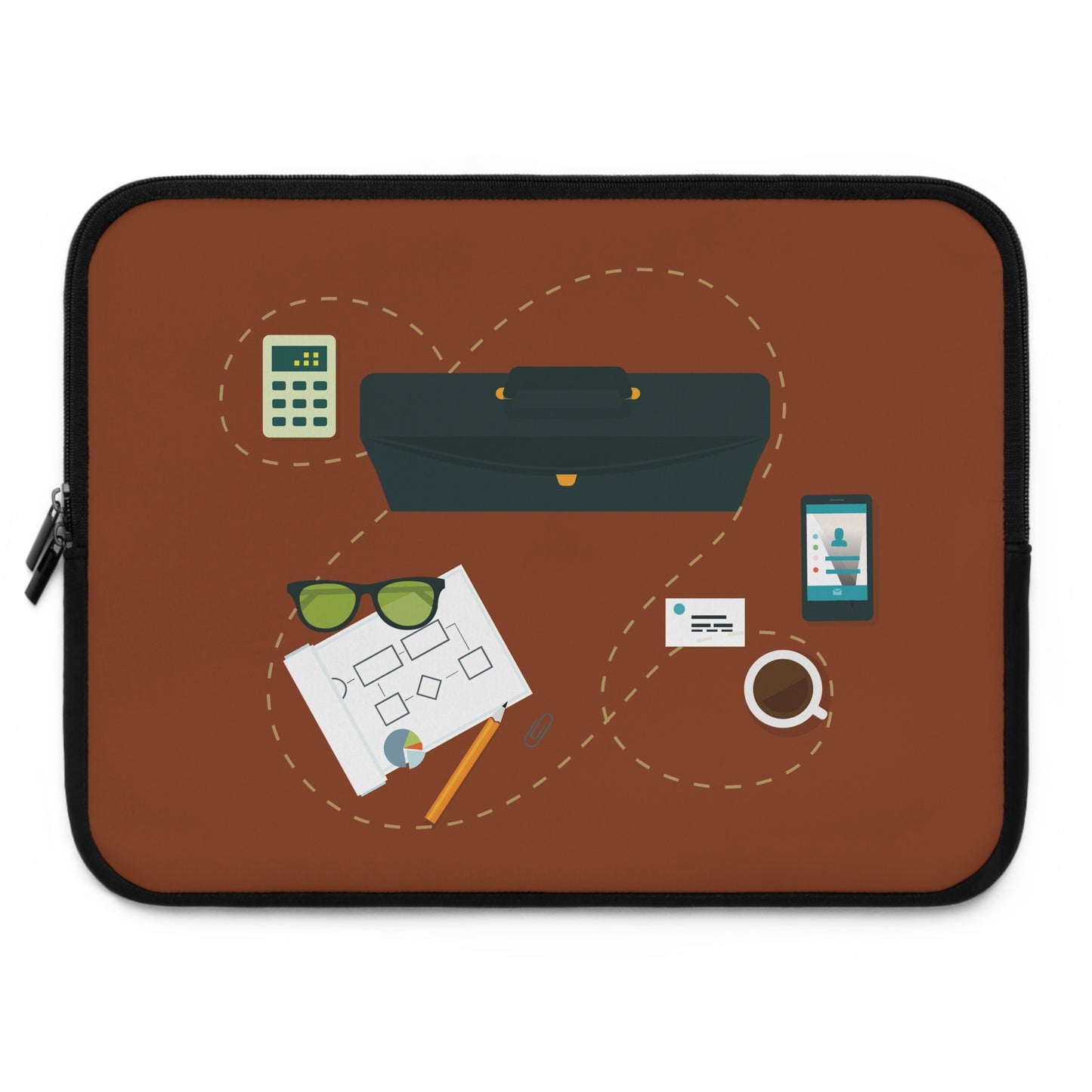 Smart Business Flow | Modern Business Organization Laptop Sleeve