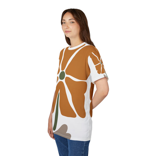 “Floral Whisper” Unisex Tee | Minimal Art in Motion
