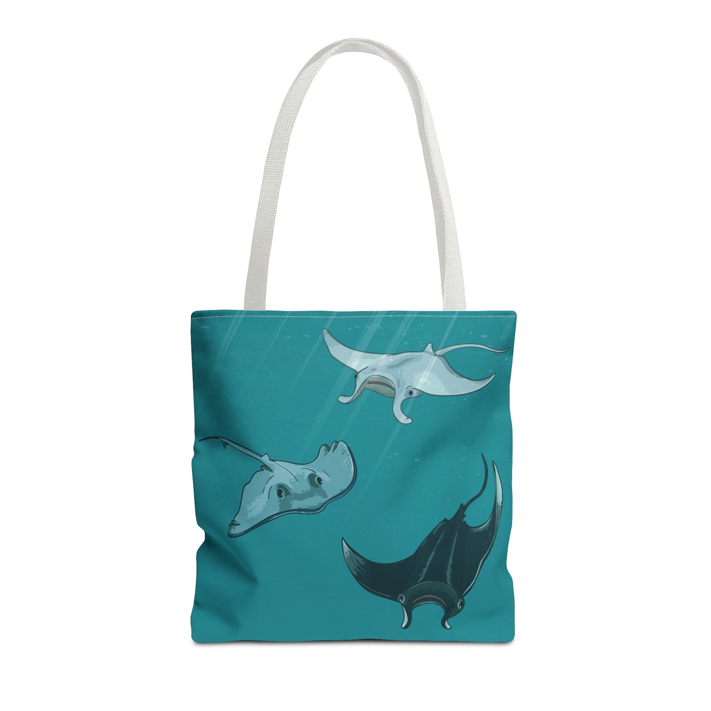 Ocean Stingray | Artistic Tote Bag Inspired by the Freedom of the Deep Blue Sea