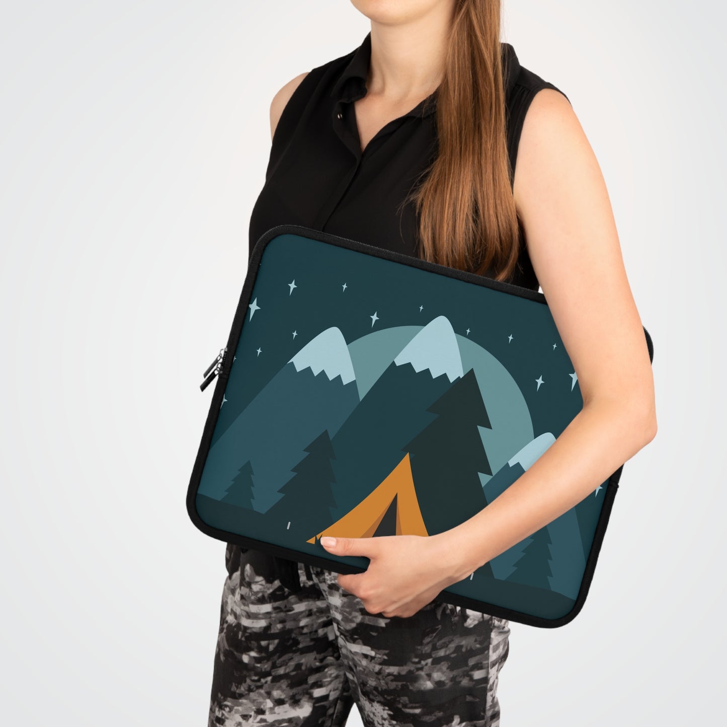 Camp Under The Stars | Nature Camping Tent Laptop Sleeve for Outdoor Lovers