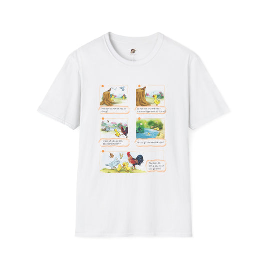 Premium Unisex T-Shirt - The Story of Duck and Lark