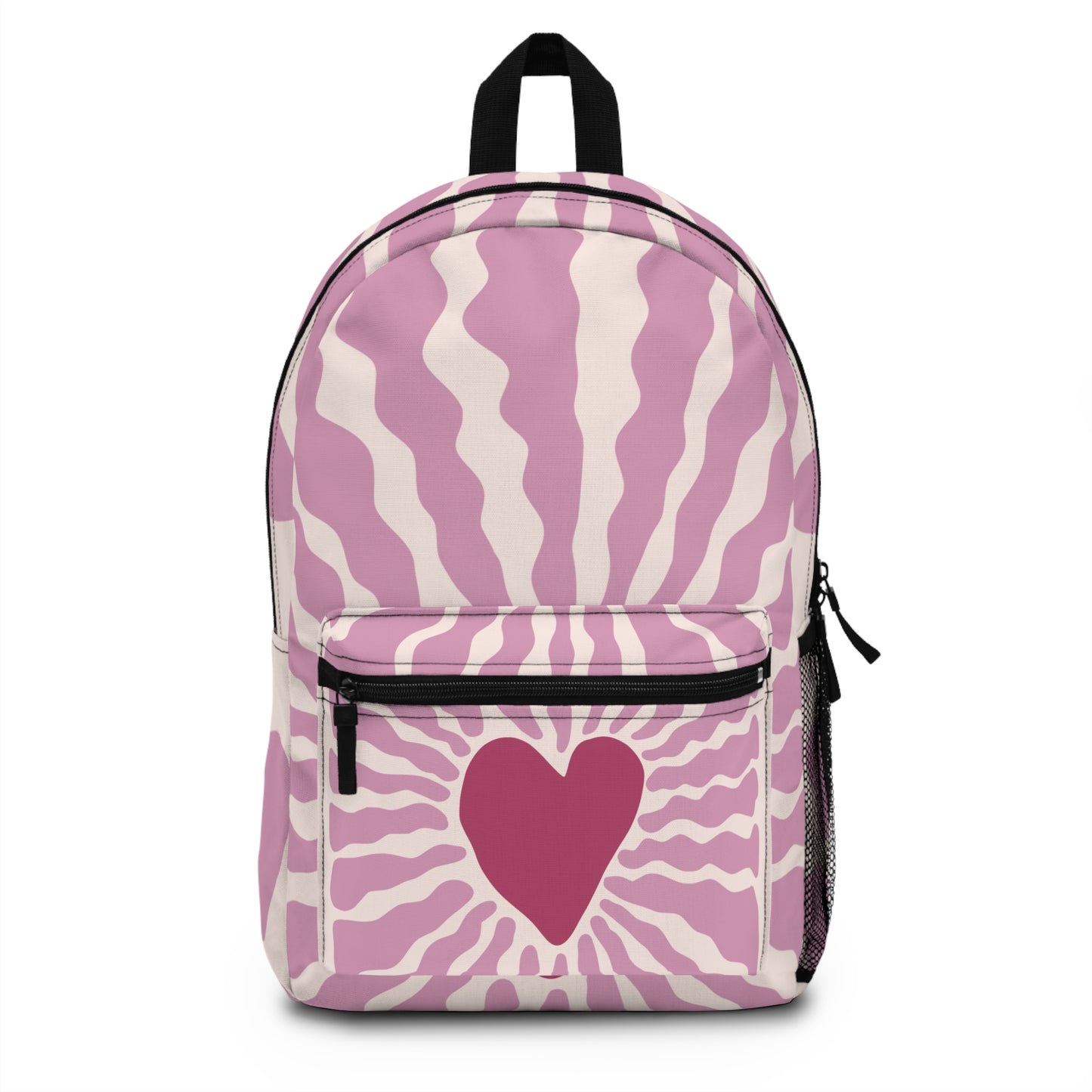 “Floral Heart” Backpack | Soft Charm with Bold Style