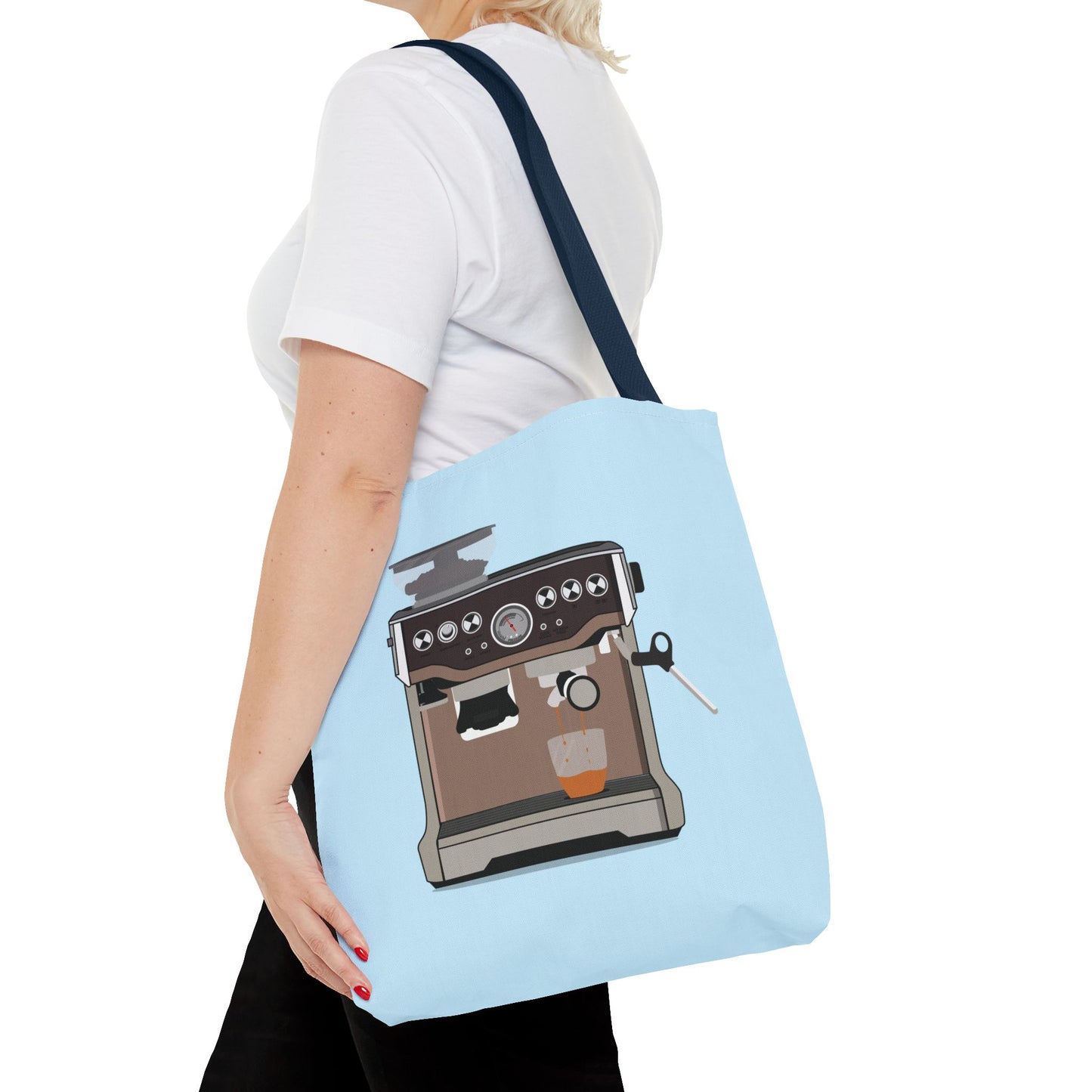Energy from Coffee | Coffee Machine Illustration Tote Bag