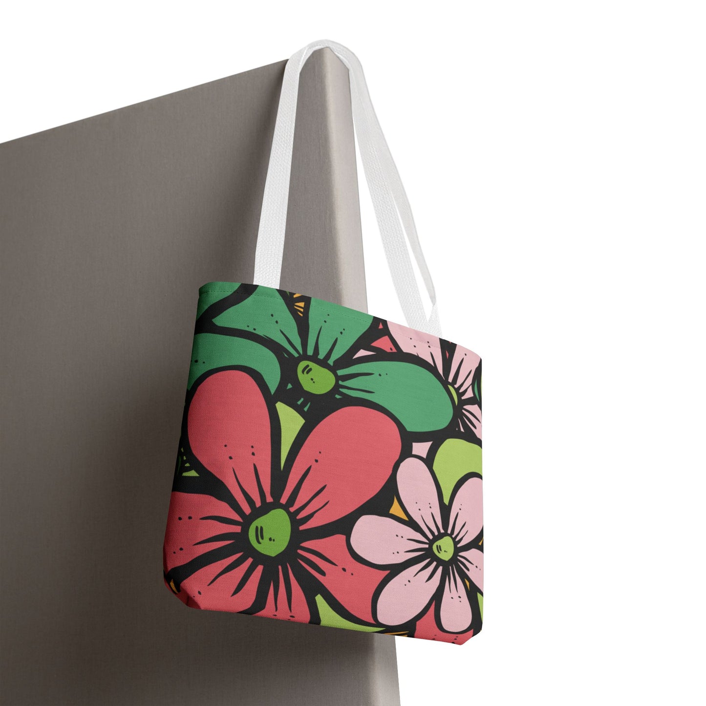 Colorful Floral Tote Bag | Bright, Playful & Stylish | Perfect for Everyday & Travel