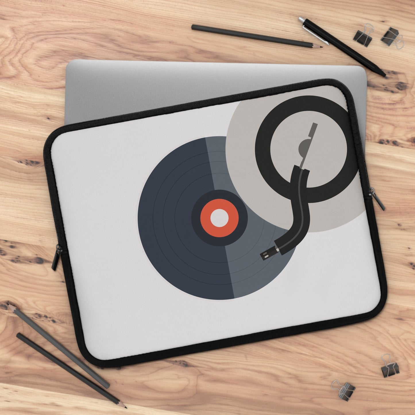 Platinum Disc Vibes | Fun & Stylish Laptop Sleeve for Music Lovers and Creatives