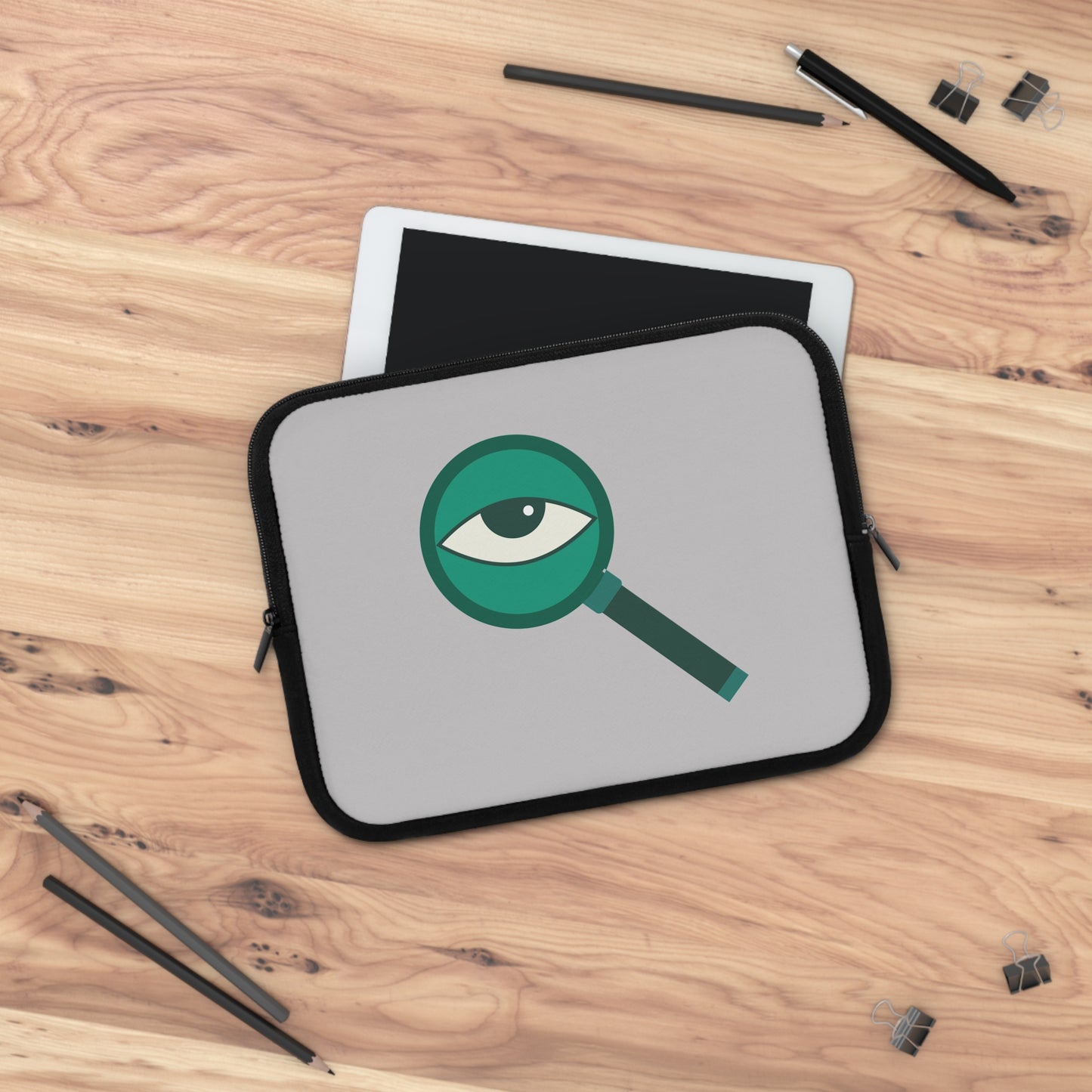 Focus Finder | Creative Magnifying Glass Laptop Sleeve