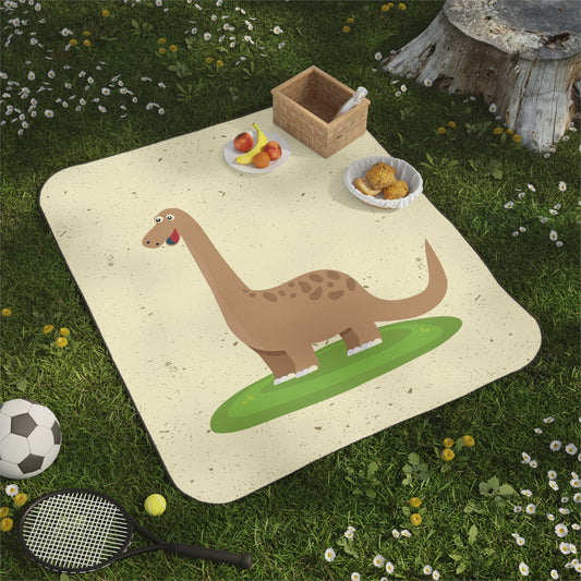 Picnic Blanket | Cute Dino Adventure | A Fun Cartoon Dinosaur Blanket for Happy Outdoor Days