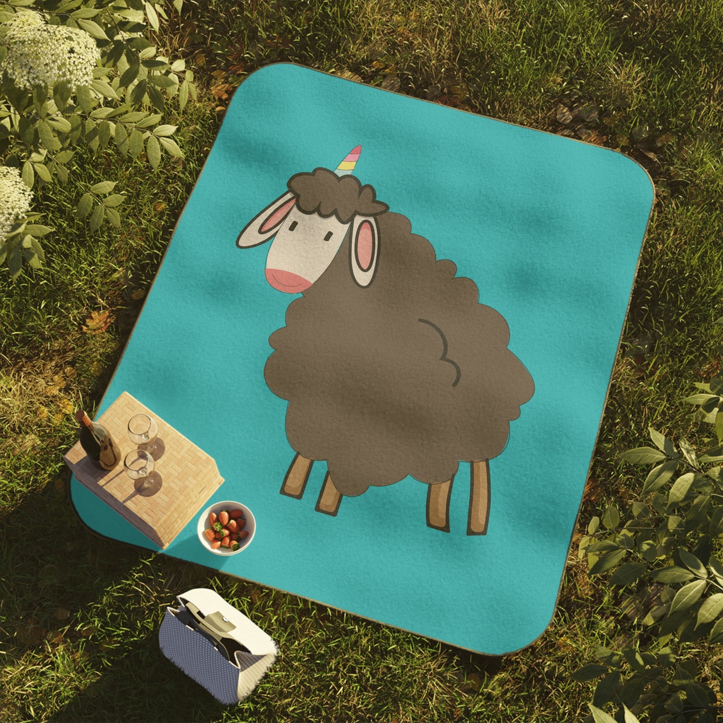 Farm Sheep Picnic Blanket | Cozy Outdoor Fun For Happy Moments