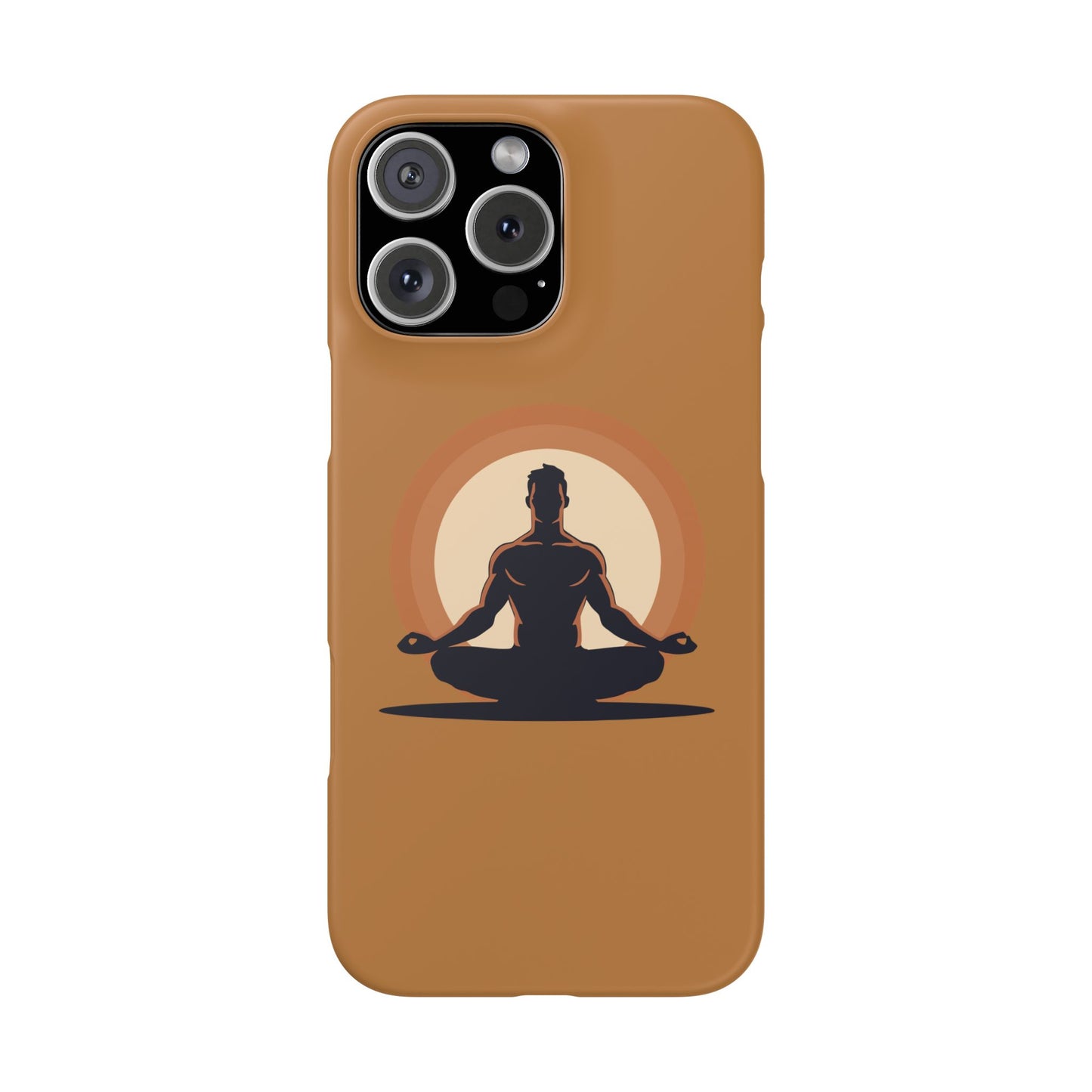 “Stillness” Phone Case | Meditative Lotus Pose Design