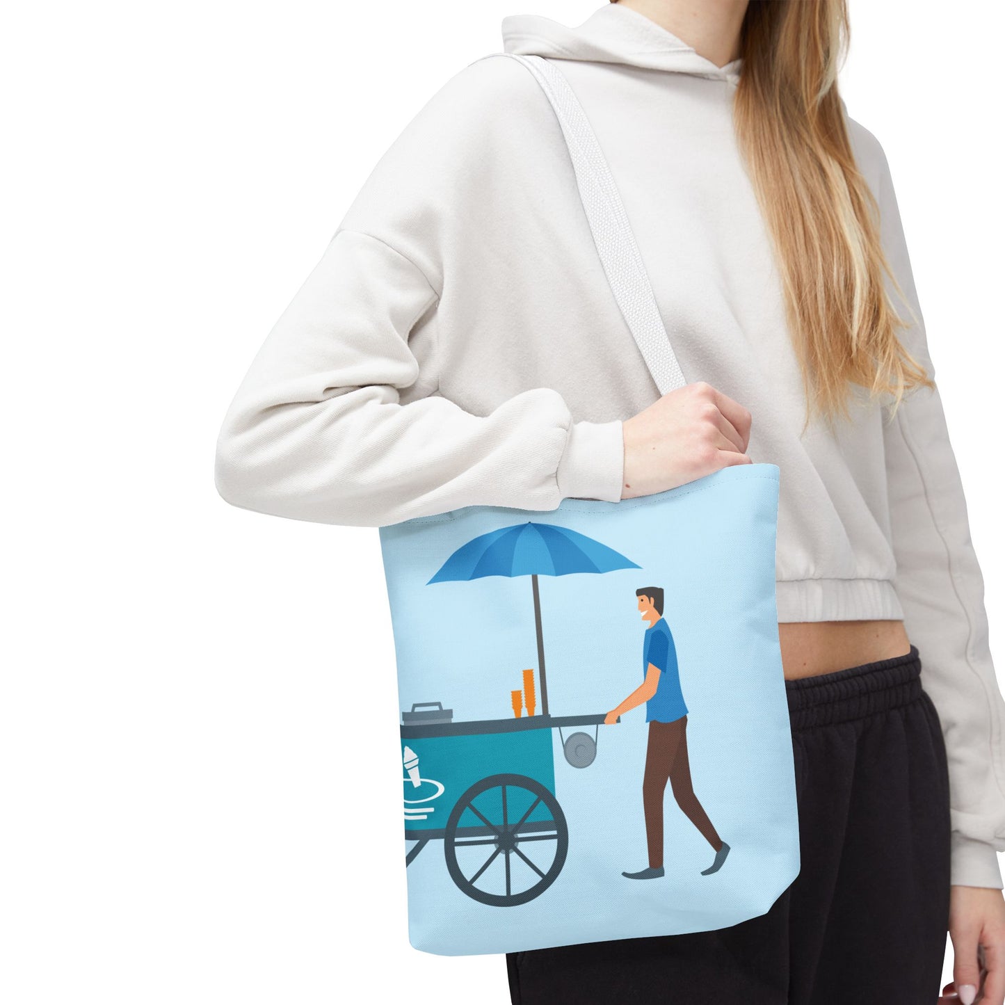 Sweet Ice Cream Ride | Fun Ice Cream Truck Tote Bag Full of Summer Vibes