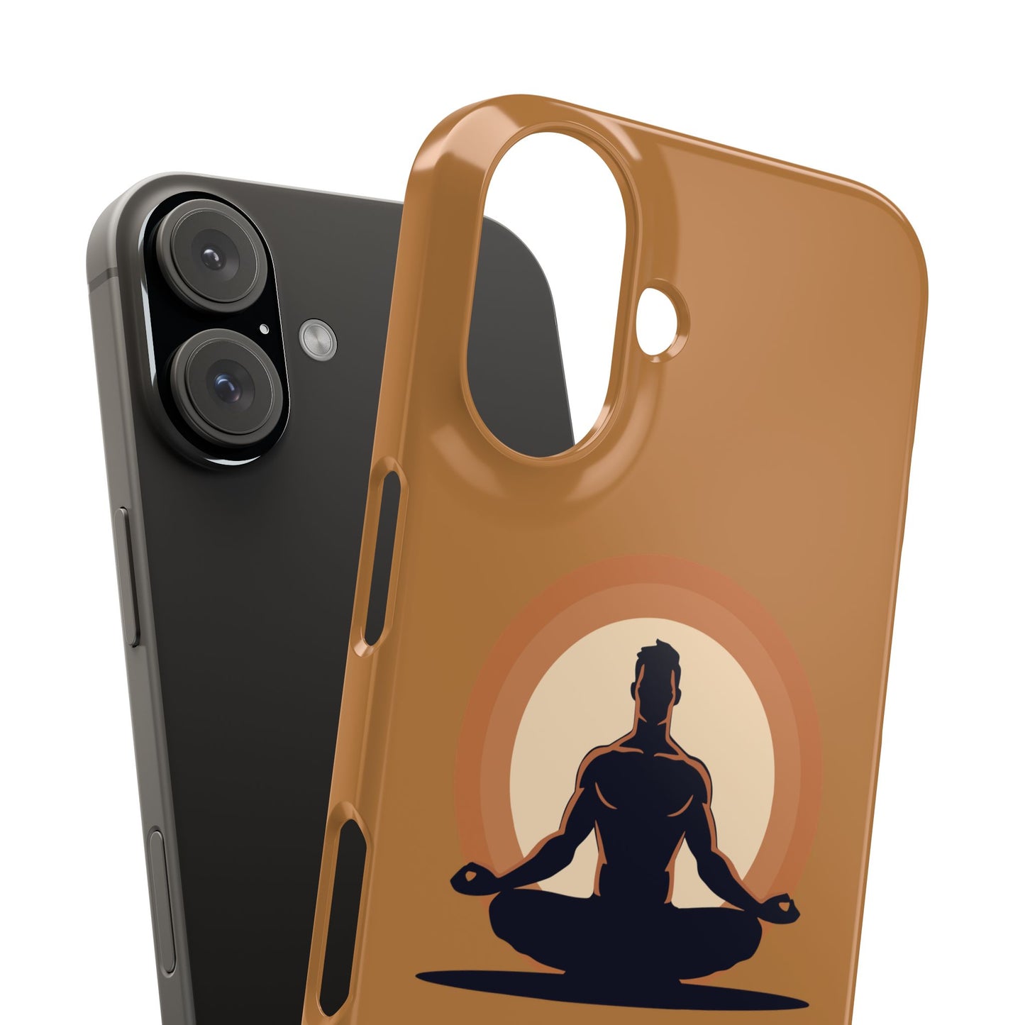“Stillness” Phone Case | Meditative Lotus Pose Design