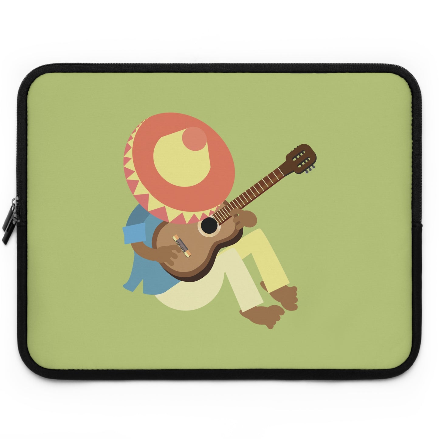 Mexican Siesta Laptop Sleeve | Sleeping Man & Chill Guitar Vibes