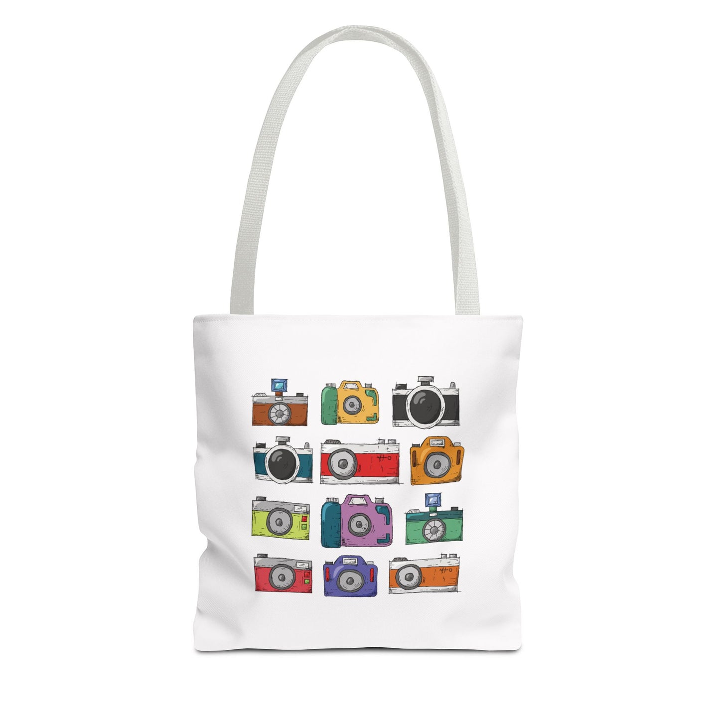 Retro Camera Vibes | Vintage Camera Tote Bag for Art Lovers