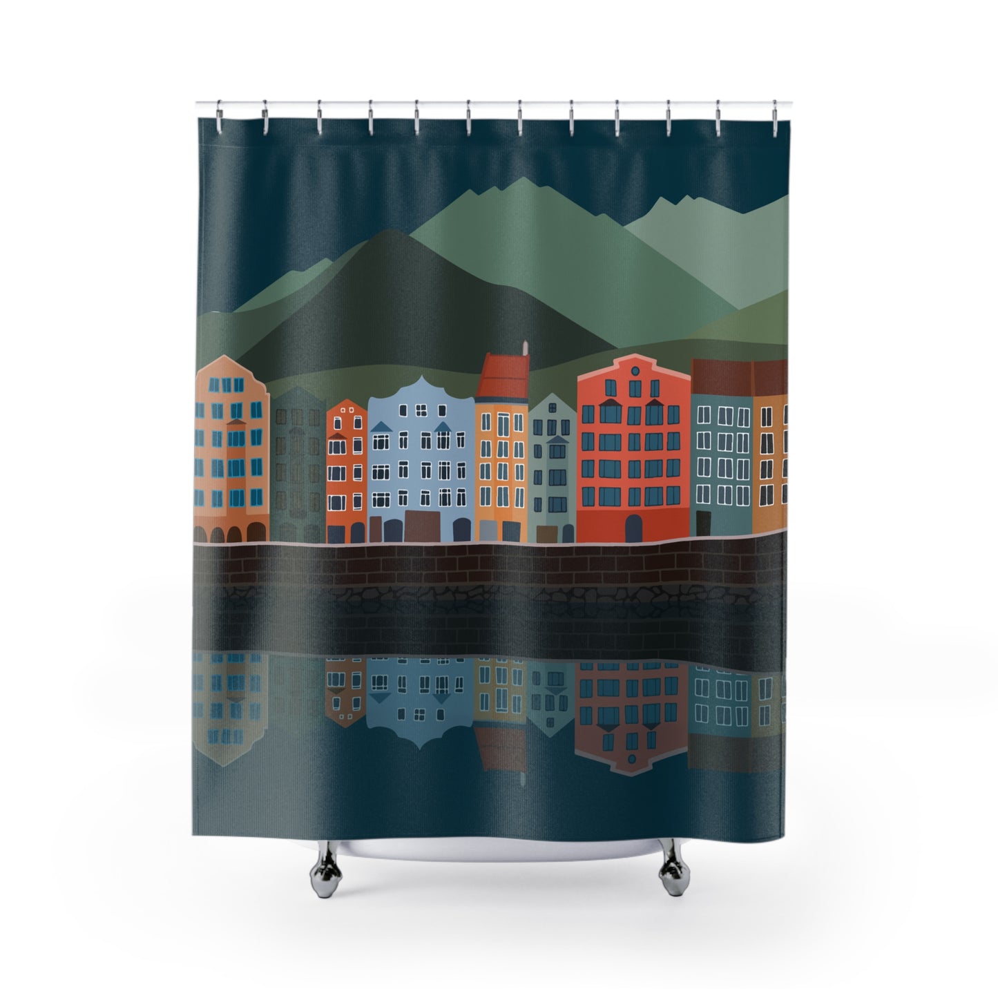 Travel Mood On | Artistic Shower Curtain Inspired by Travel Journeys