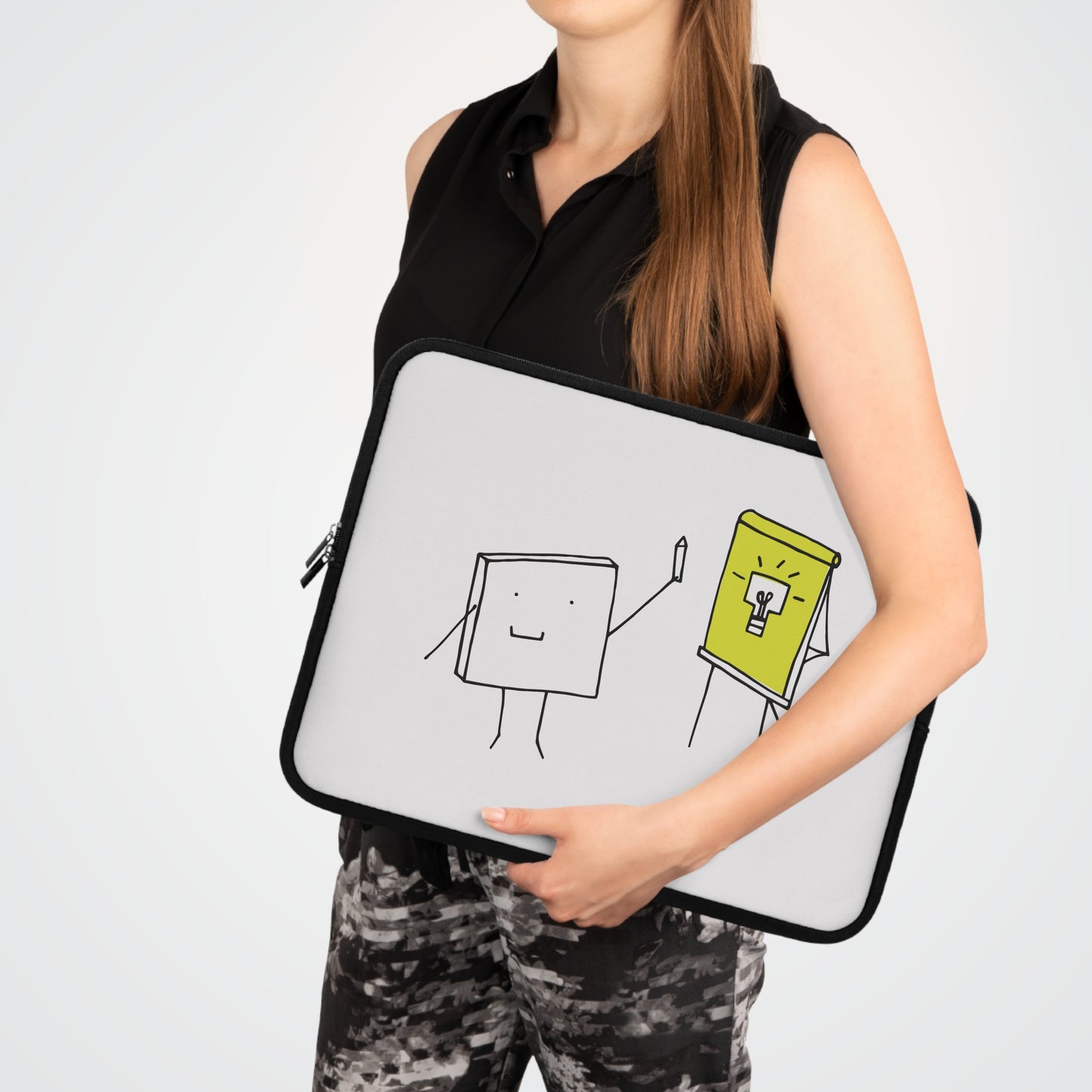 Art Idea Flow | Creative Artistic Laptop Sleeve for Free Spirits