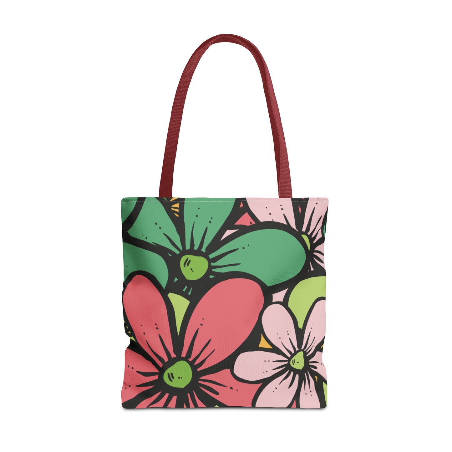 Colorful Floral Tote Bag | Bright, Playful & Stylish | Perfect for Everyday & Travel