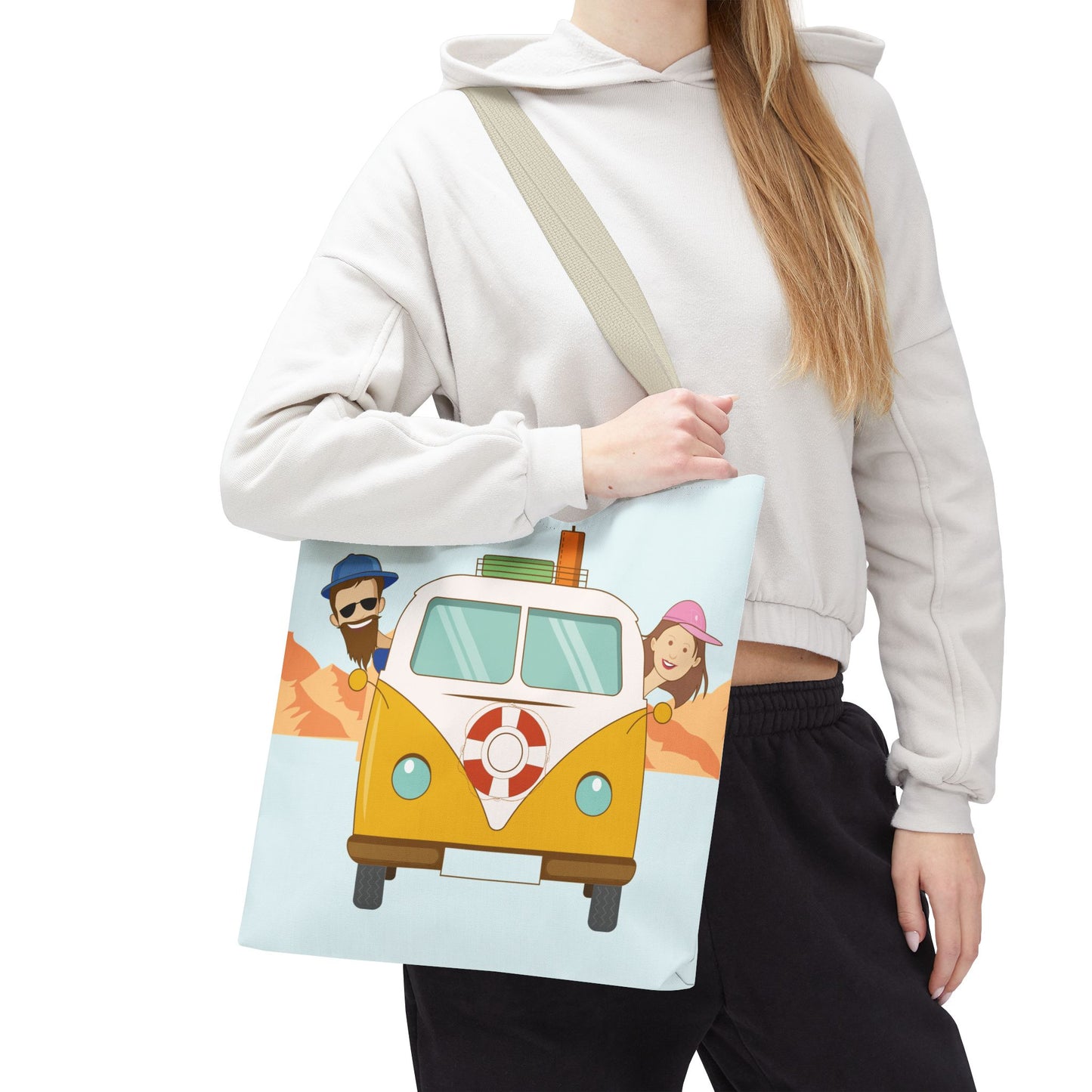 Van Life Together | Fun Road Trip Couple Tote Bag