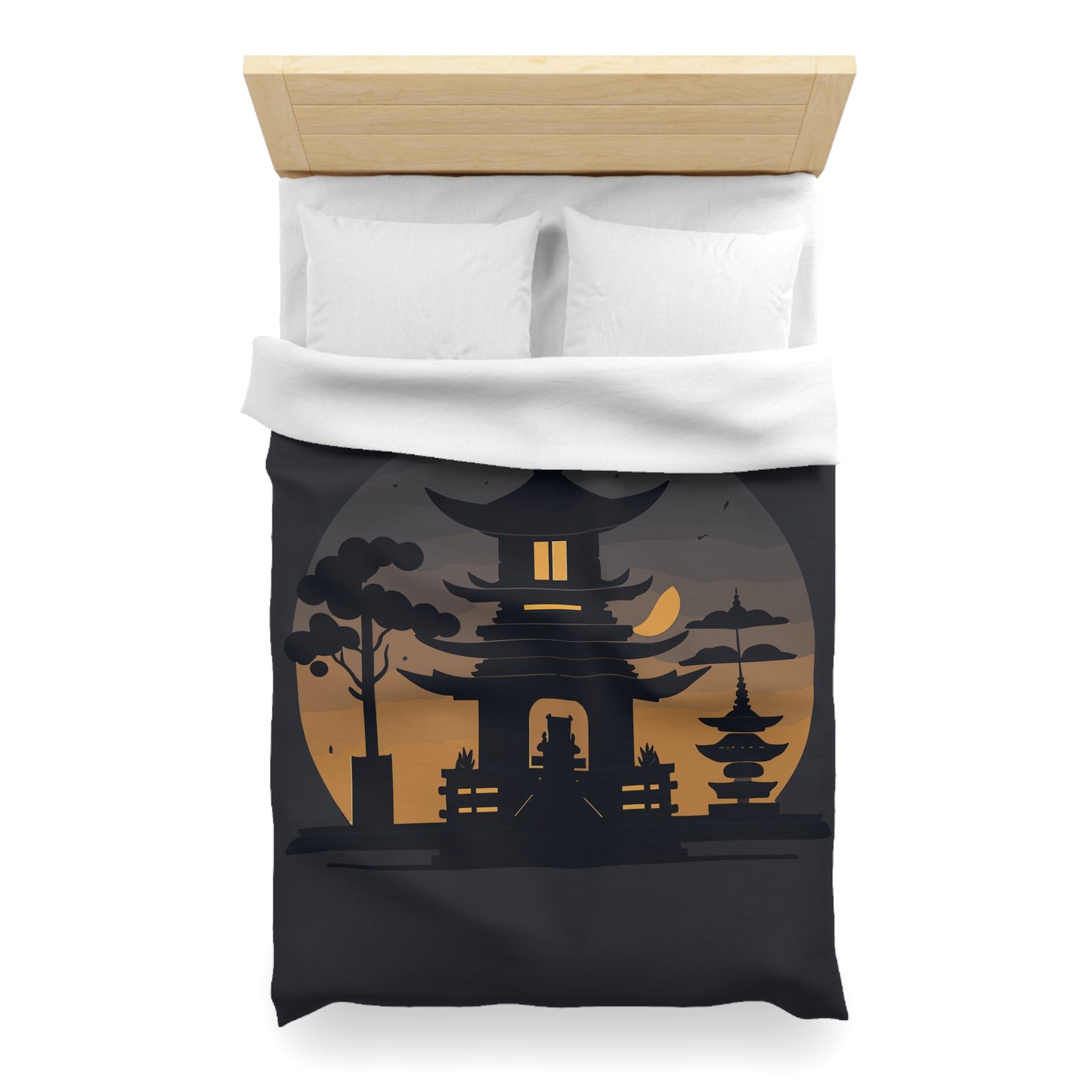 “Tibetan Light” Duvet Cover | A Sanctuary of Calm and Sleep