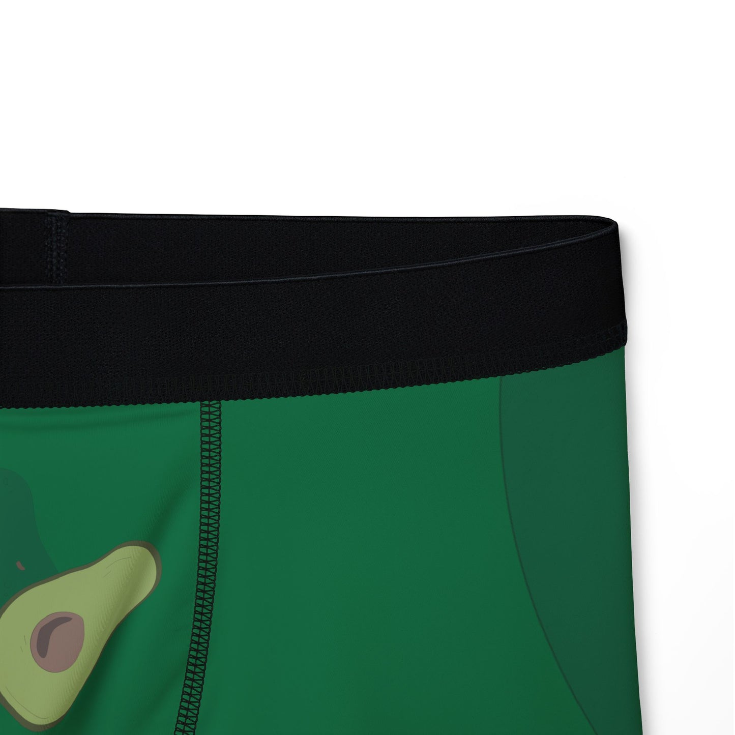 Avocado Slice Vibes | Fun & Playful Men’s Boxer Shorts with Avocado Slice Print