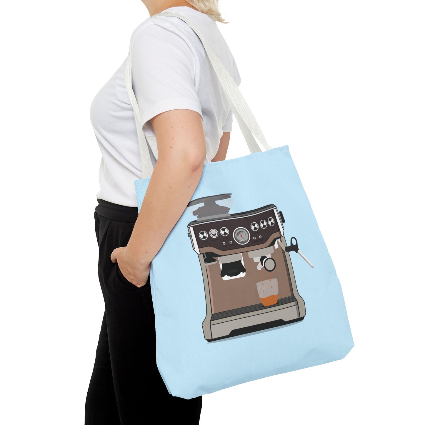 Energy from Coffee | Coffee Machine Illustration Tote Bag