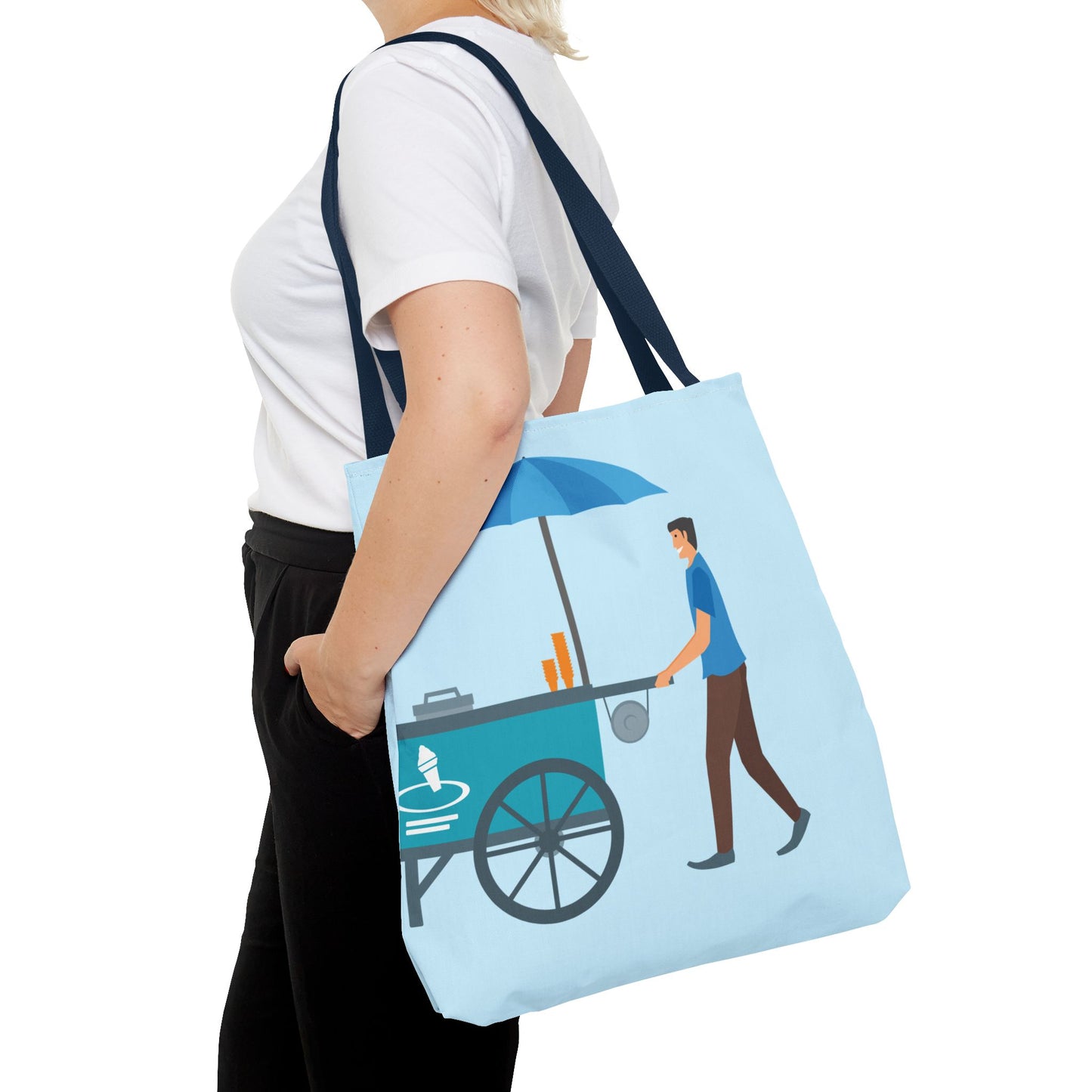 Sweet Ice Cream Ride | Fun Ice Cream Truck Tote Bag Full of Summer Vibes