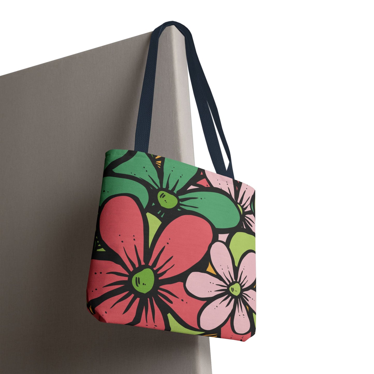 Colorful Floral Tote Bag | Bright, Playful & Stylish | Perfect for Everyday & Travel