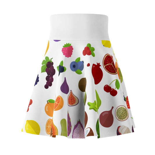 Bold Bloom Women's Skater Skirt – All-Over Print