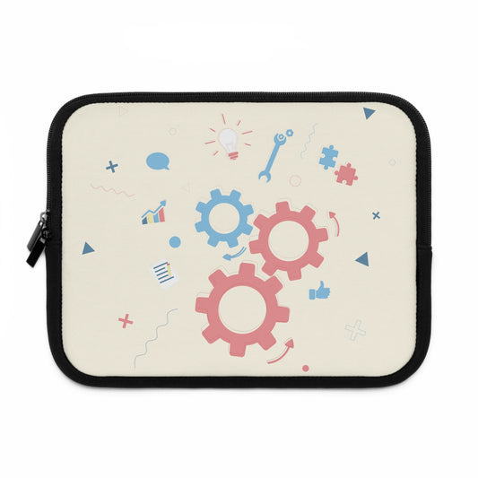 Work In Motion | Gear-Inspired Laptop Sleeve | When Productivity Never Stops