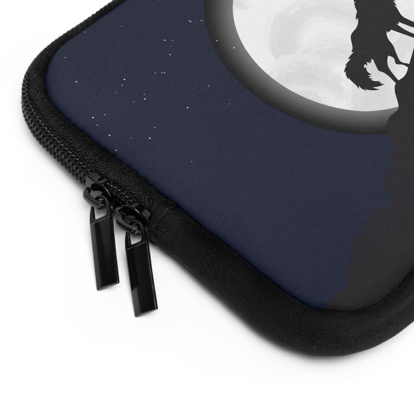 Moonlit Wolf Spirit | Wolf on Mountain Laptop Sleeve
