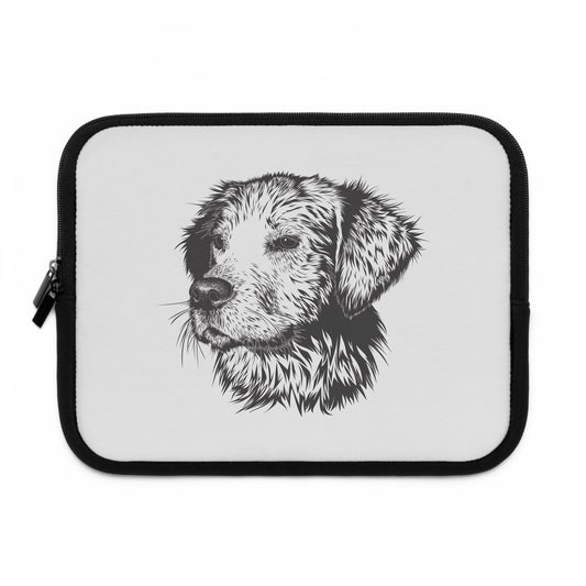 Cute Hand-Drawn Dog | Fun Laptop Sleeve for Pet Lovers & Playful Style