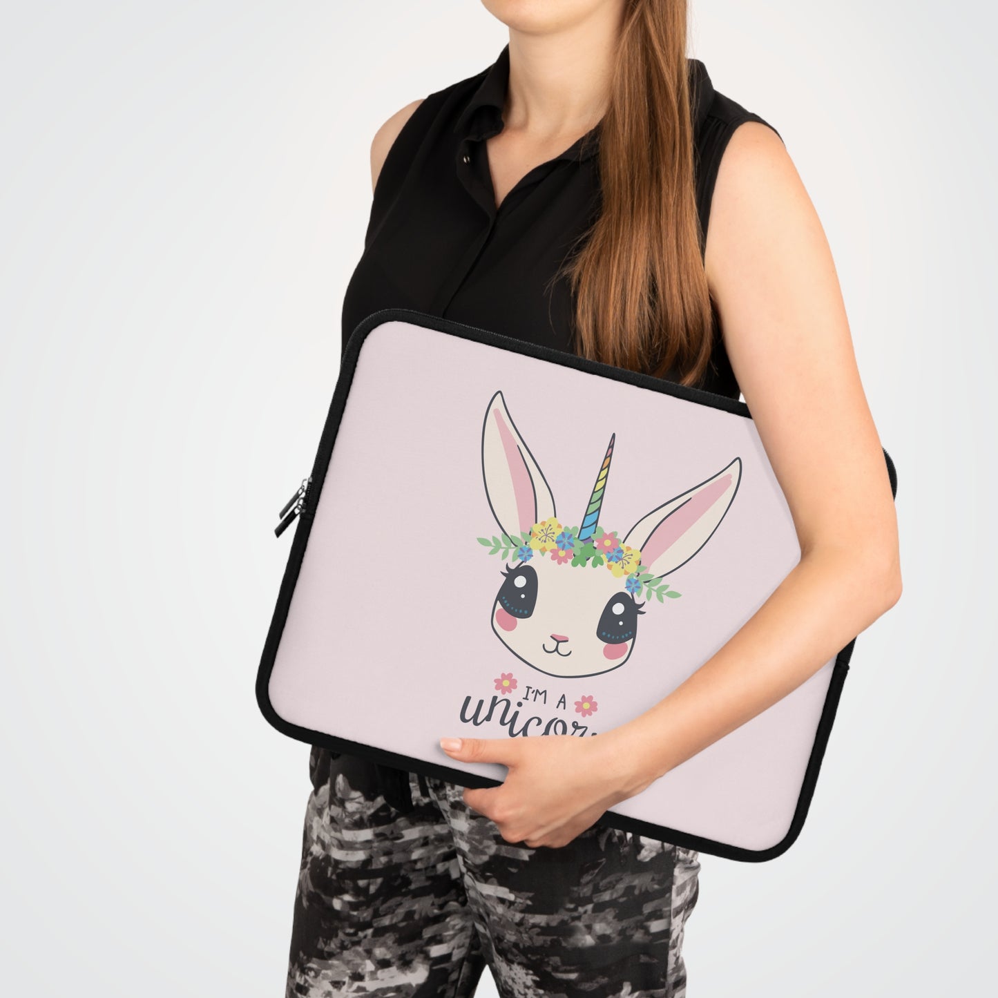 Bunny Unicorn Magic | Fun & Cute Laptop Sleeve for Creative Souls