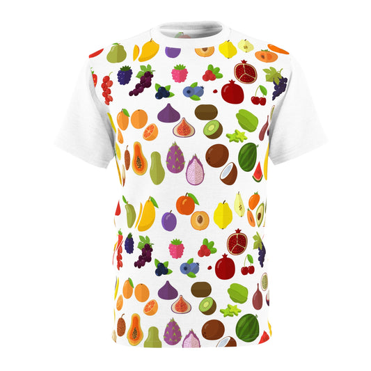 Unisex All-Over Print Tee – "Fruits Splash"