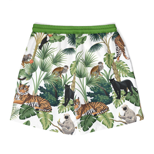 Unisex All-Over Print Swim Shorts – "Wave Pop Summer"
