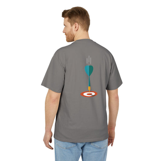 Target Locked | Unisex Heavy Tee | Boss Mindset On Your Back