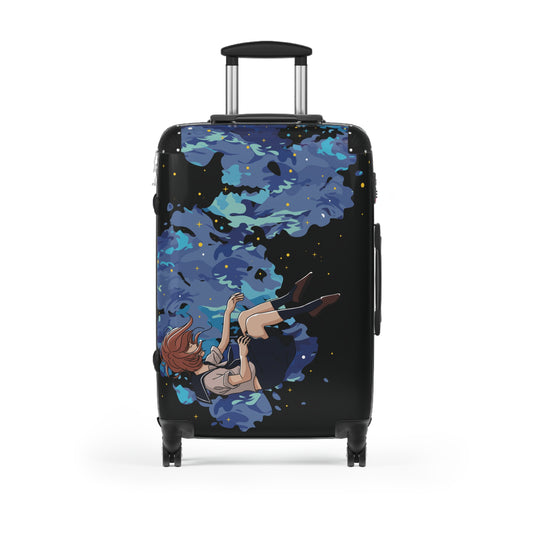 2D Art Suitcase – Girl & Water Scene