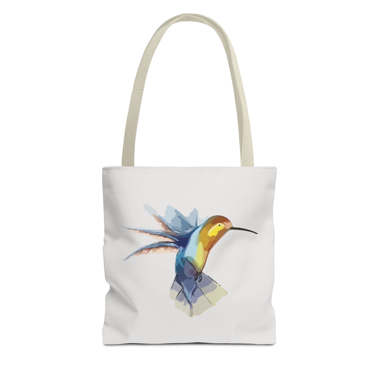 Hummingbird Art Flight | Artistic Hummingbird Tote Bag