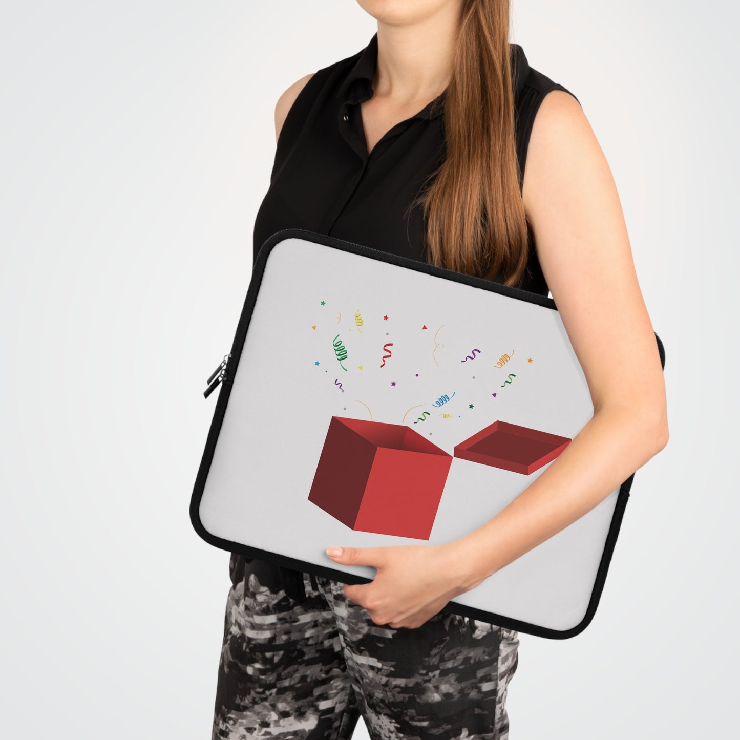 Gift Box Vibes | Sweet Gift Box Laptop Sleeve for Everyday Joy