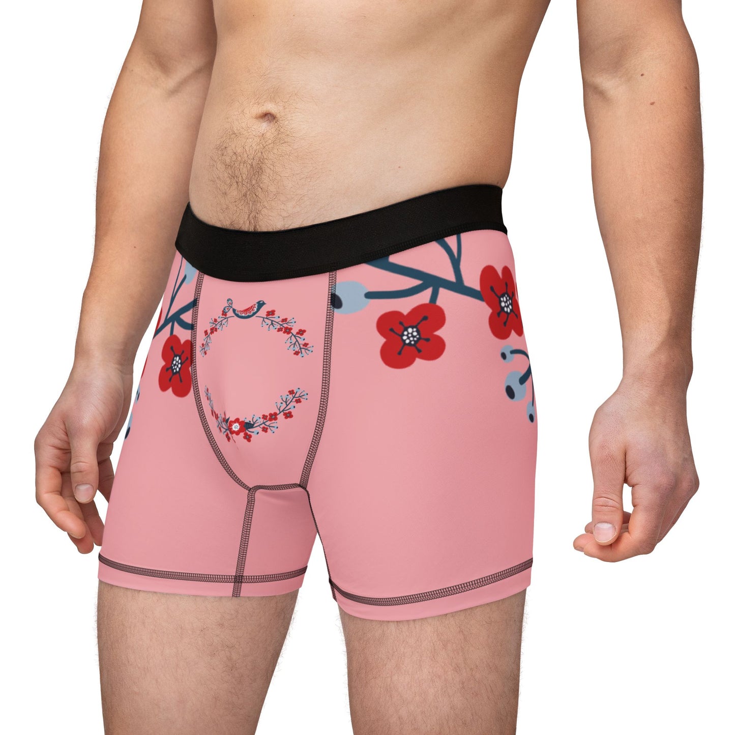 Floral Frame Mood | Artistic Floral Frame Men’s Boxers