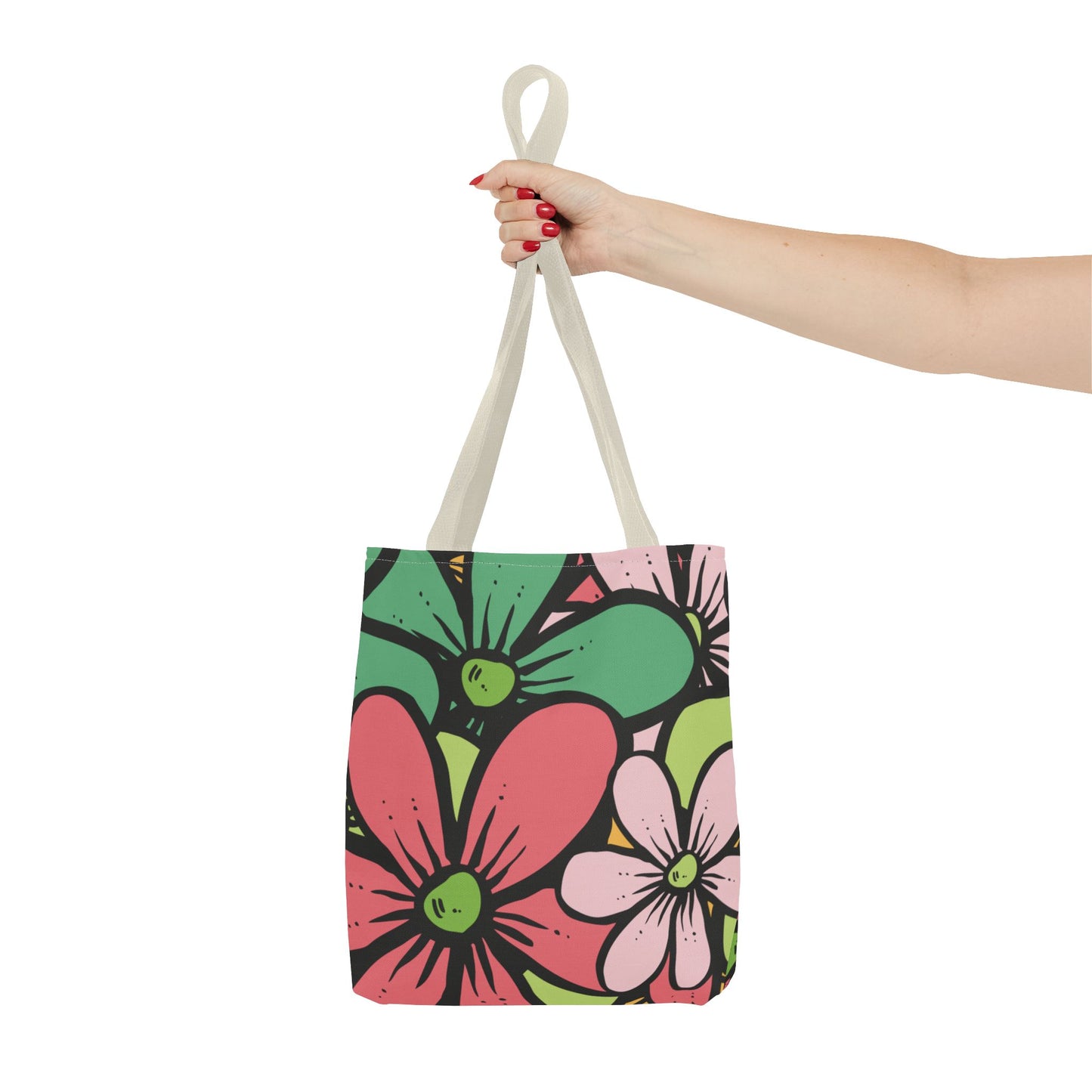 Colorful Floral Tote Bag | Bright, Playful & Stylish | Perfect for Everyday & Travel