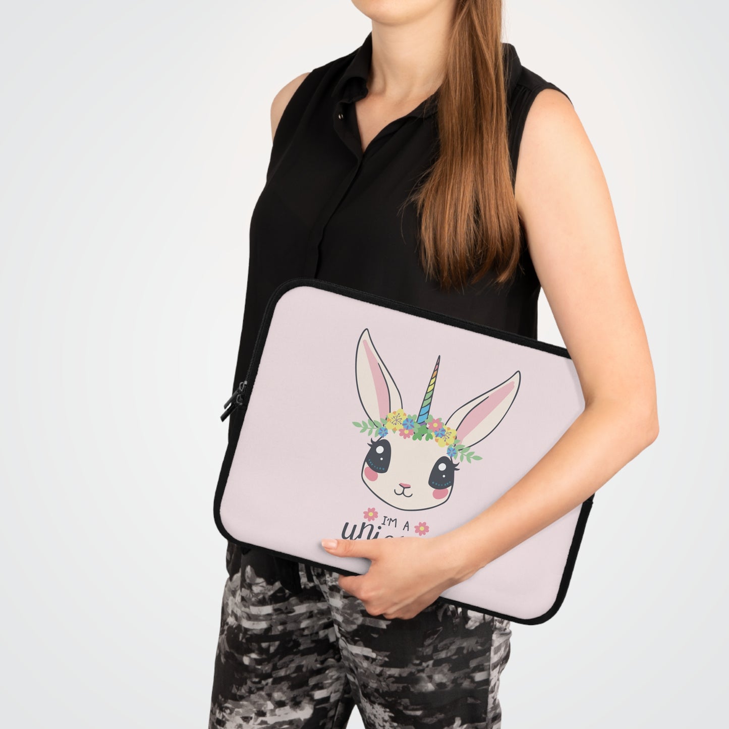 Bunny Unicorn Magic | Fun & Cute Laptop Sleeve for Creative Souls