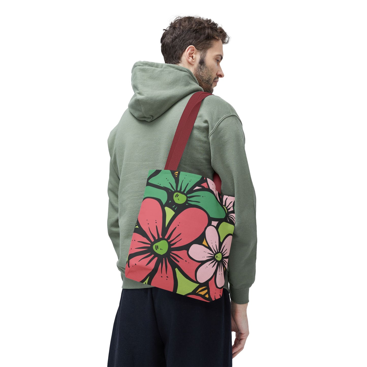 Colorful Floral Tote Bag | Bright, Playful & Stylish | Perfect for Everyday & Travel