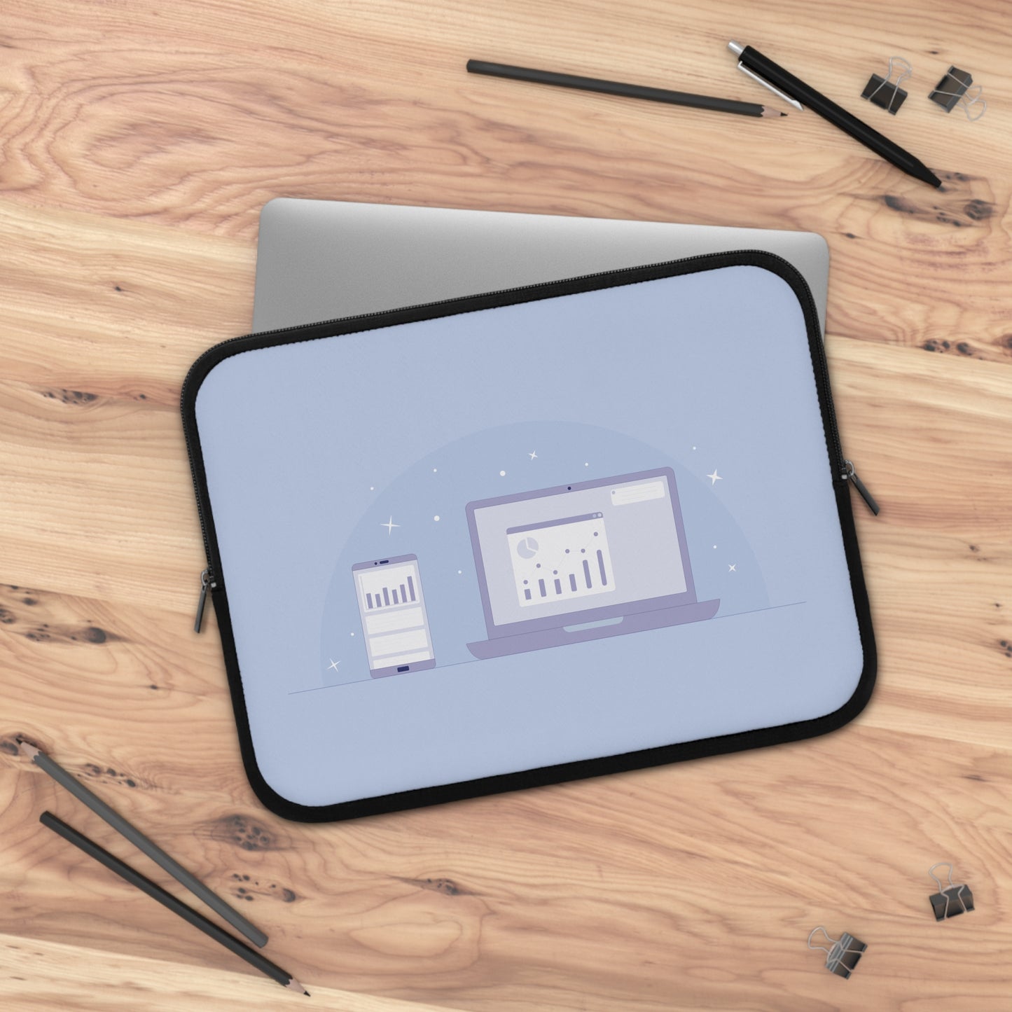 Digital Interface Mood | Modern Internet Interface Laptop Sleeve